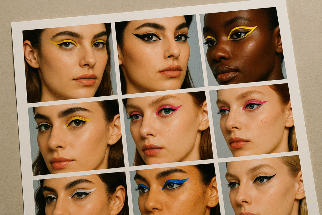Bold Graphic Eyeliner - 2025 Beauty Trend