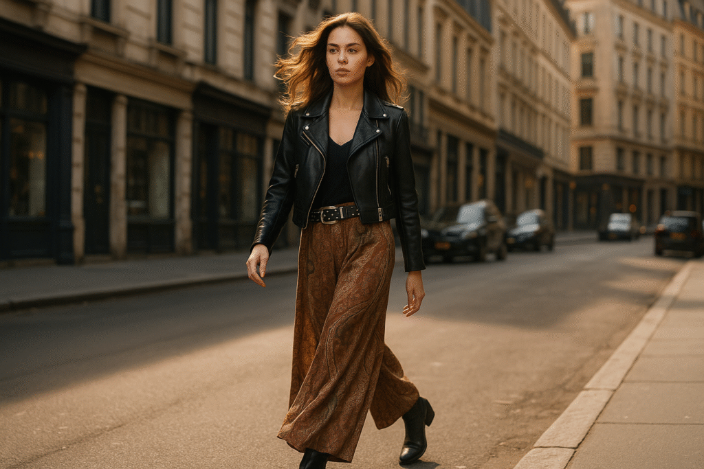 6 Moto Boho Outfit Ideas That Blend Edge with Bohemian Flair