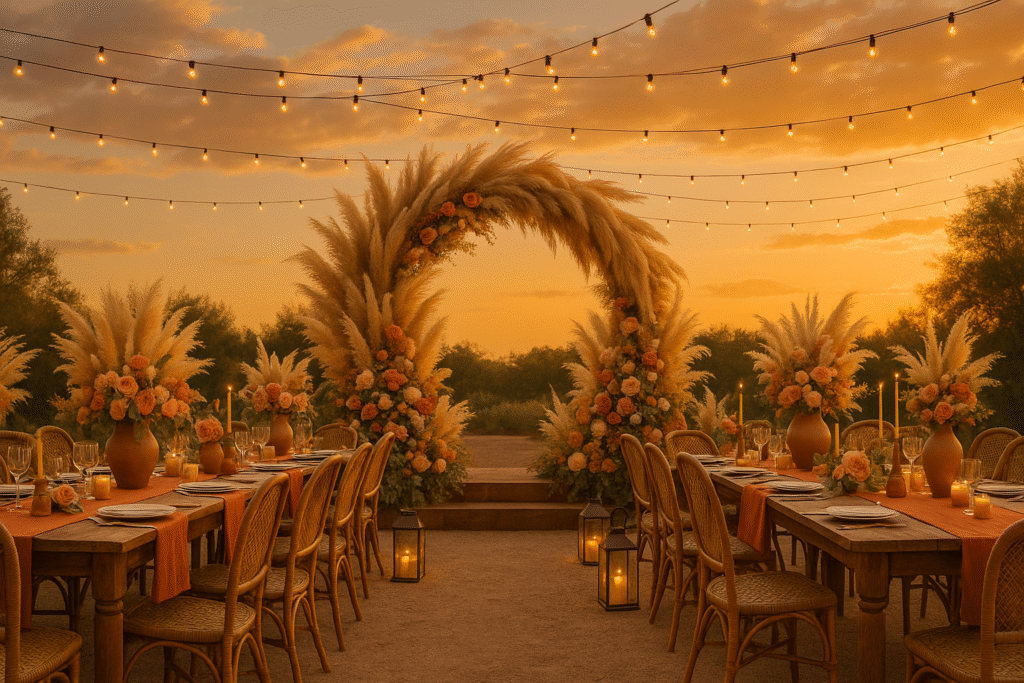9 Boho Wedding Color Palettes for Effortless Style