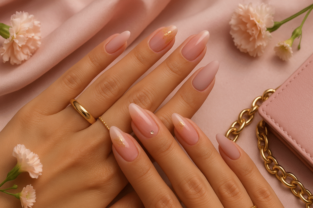 Blush Jelly Polish Inspo for Soft Girl Vibes
