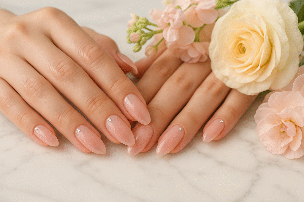 Blush Jelly Polish Inspo for Soft Girl Vibes