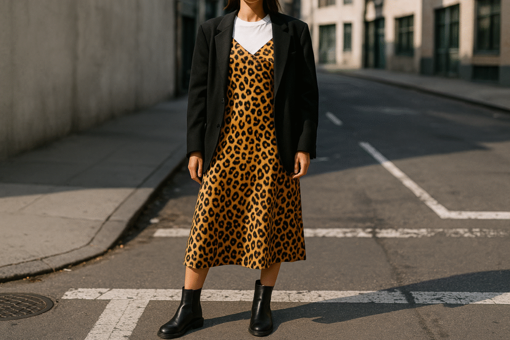 Leopard Print Dress for Spring and Summer Style