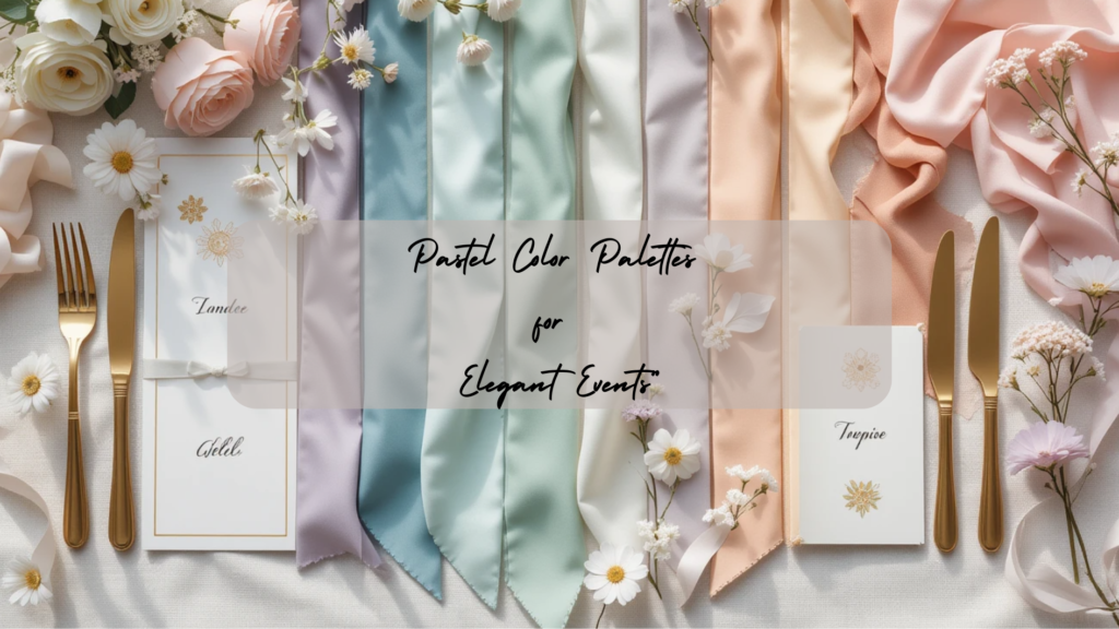 7 Pastel Color Palettes for Elegant Events
