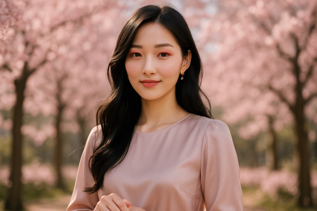 Cherry Blossom Makeup Glow: Spring Makeup Trend of 2025 🌸
