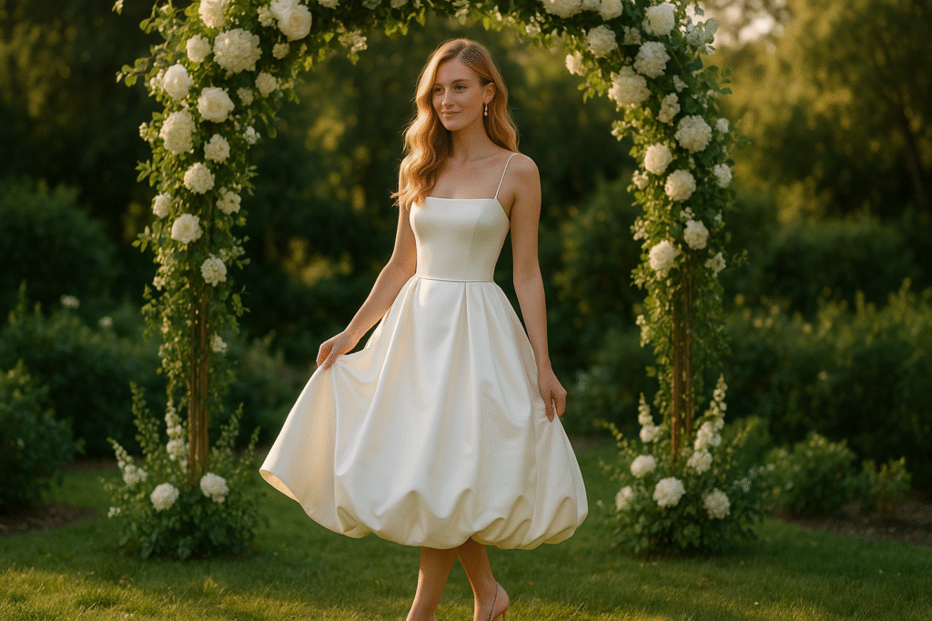 The Bubble Skirt Wedding Dress Is Back — Here's How to Style It for 2025