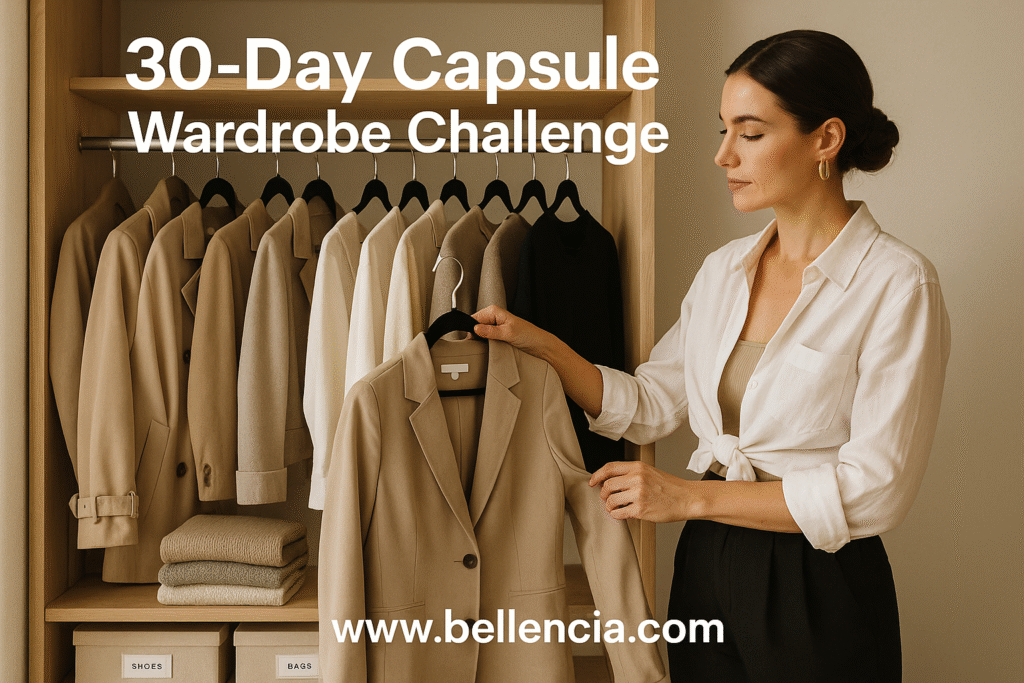 30-Day Capsule Wardrobe Challenge to Simplify Your Closet
