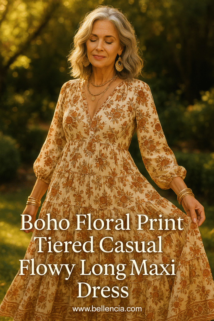 Effortless Boho Dress Style Tips for Women 50+