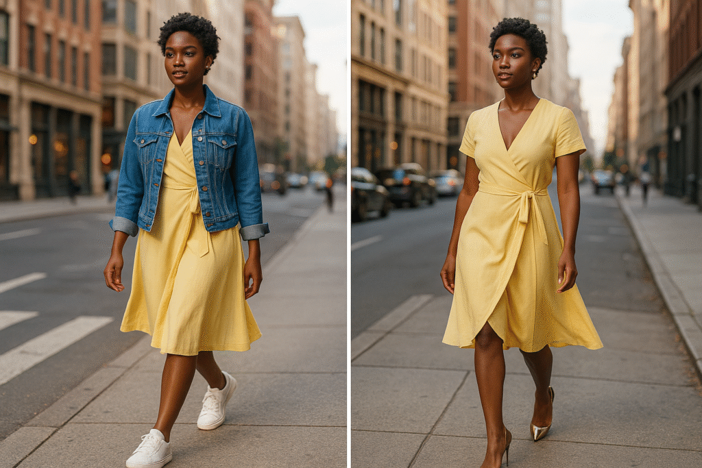 Butter Yellow Dresses Are Trending: 6 Ways to Style This Vintage Midi for Every Occasion
