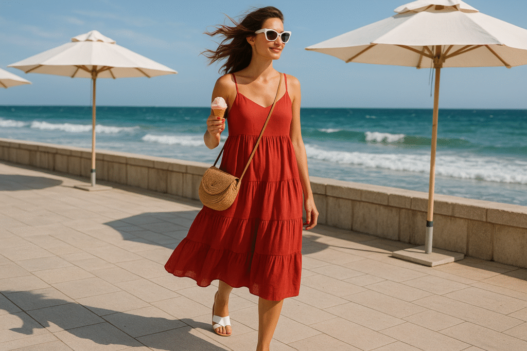 7 Stunning Ways to Style a Cherry Red Midi Dress