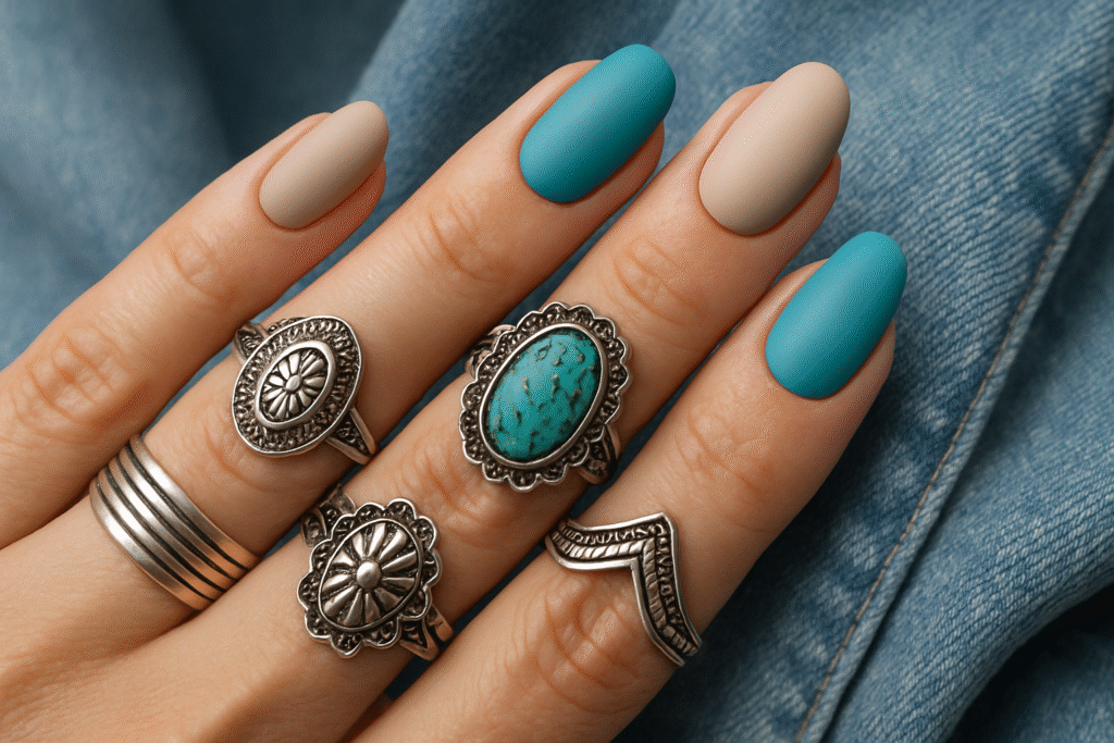 7 Western Nail Designs with a Glam Twist