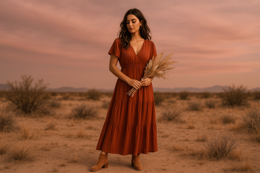 7 Dreamy Boho Wedding Looks in Sage, Blush & Terracotta