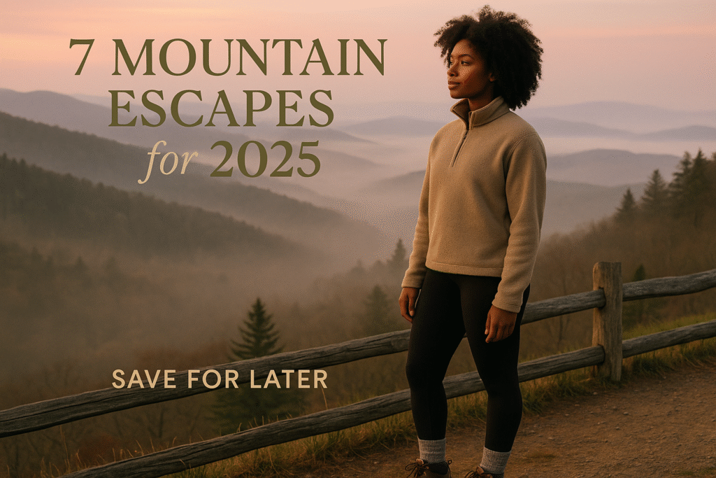 7 Scenic Mountain Escapes to Book for Your 2025 Peak Travel Getaway