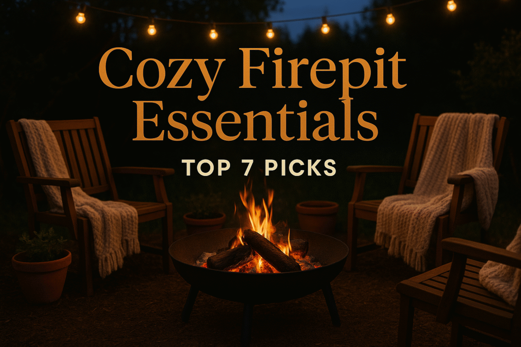 Cozy Firepit Essentials: Top 7 Must-Haves for Effortless Outdoor Warmth