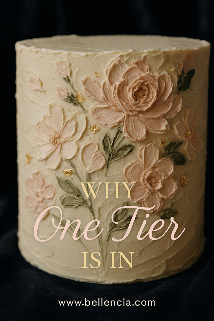 Chic Single Tier Wedding Cakes for 2025