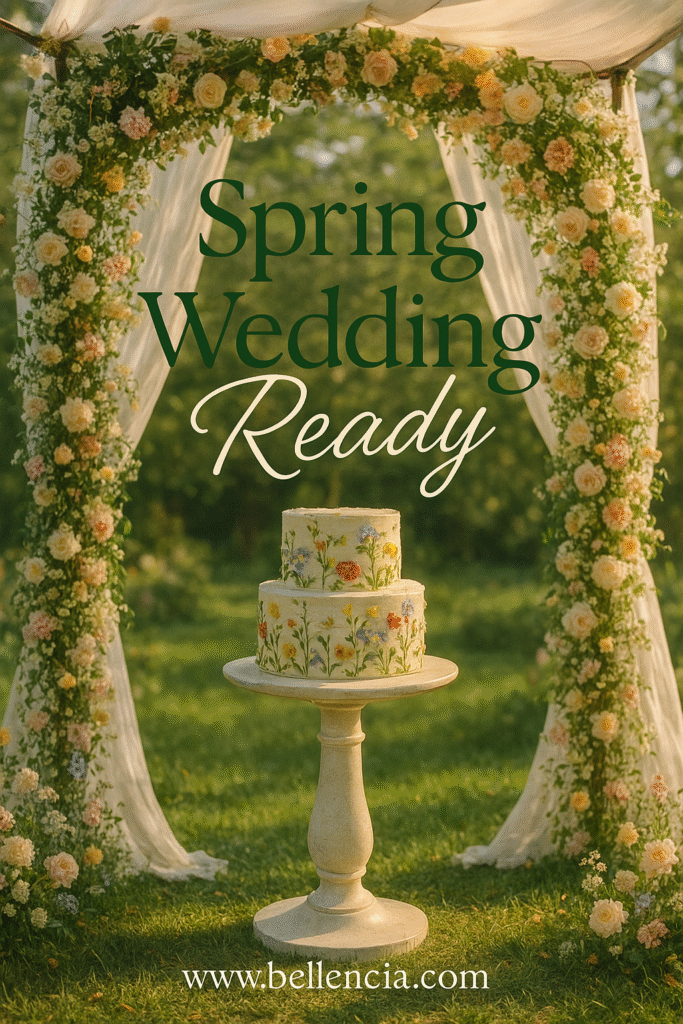 Wildflower Wedding Cakes That Bloom with Style
