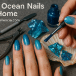 Blue Sea Nail Tutorial You Can Do at Home