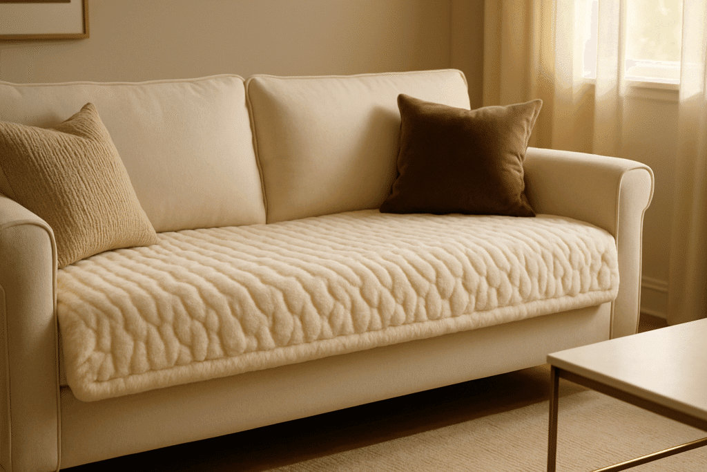 8 Ways This $8 Faux Fur Cover Can Instantly Elevate Your Living Space
