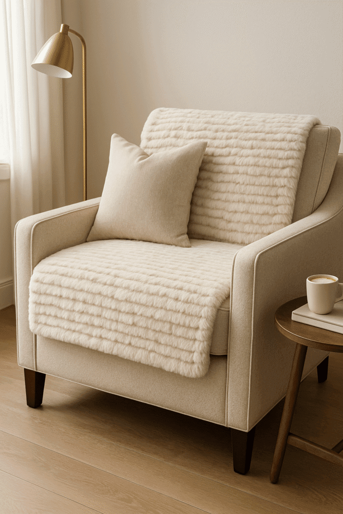8 Ways This $8 Faux Fur Cover Can Instantly Elevate Your Living Space