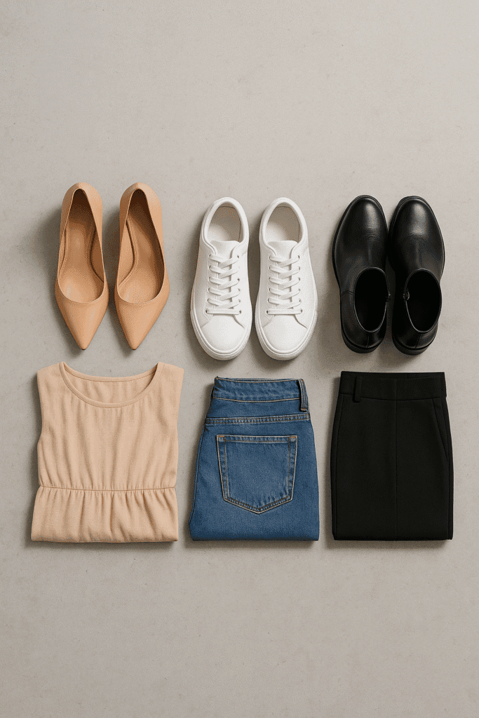 The Secret to Matching Shoes With Your Outfit Every Time