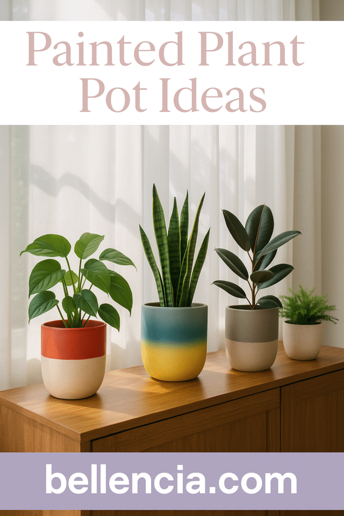 Painted Plant Pot Ideas That Instantly Upgrade Your Home Decor