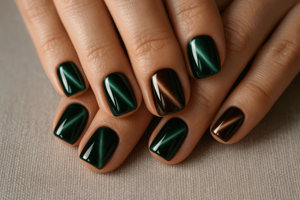 Velvet Cat Eye Nails: Short, Chic & Shockingly Easy at Home