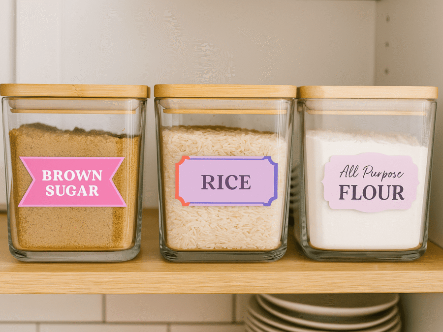 Chic Pantry Label Templates