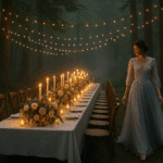 🌲 Candlelit Luxe Table Design for Woodland Weddings