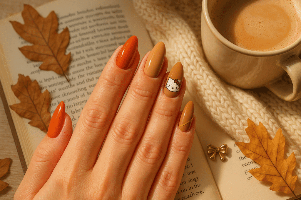 Hello Kitty Fall Nails: Cozy, Kawaii Designs You Can DIY At Home