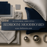 ⭐ 10 Bedding Moodboards to Transform Your Bedroom (Silver + Navy Inspired)