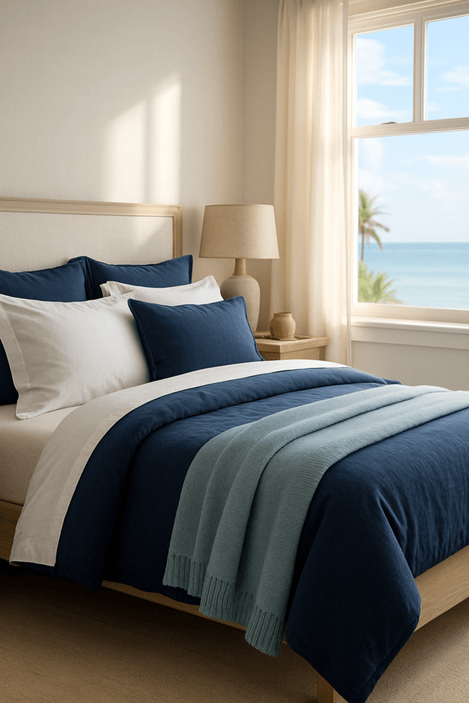 Coastal Navy Breeze Moodboard