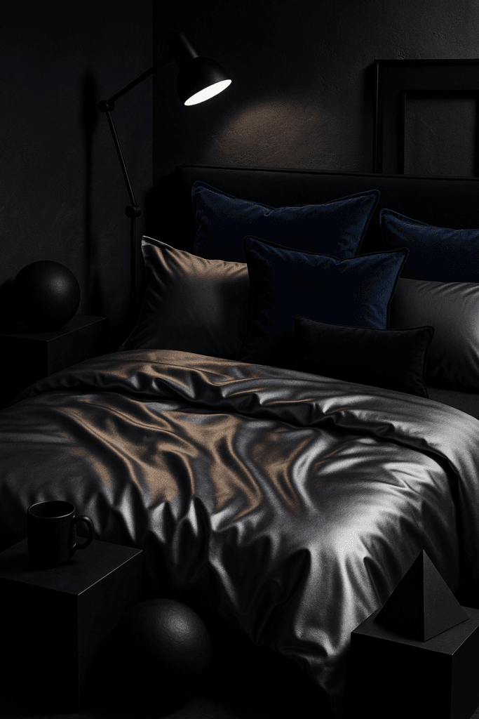 ⭐ 10 Bedding Moodboards to Transform Your Bedroom (Silver + Navy Inspired)