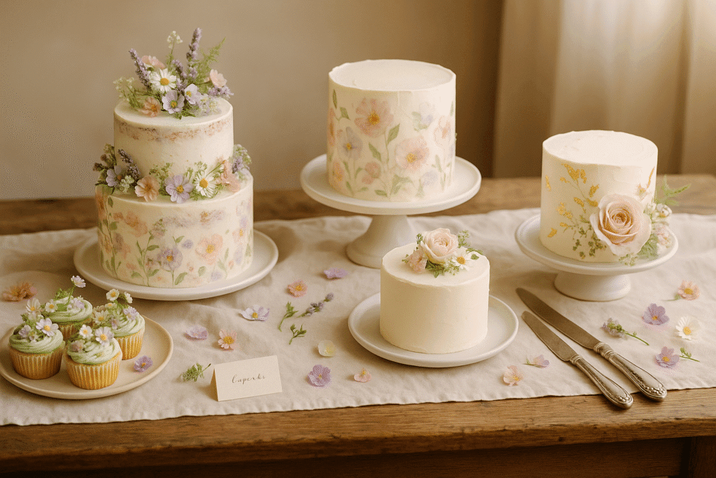 10 More Wildflower Wedding Cake Ideas Worth Celebrating