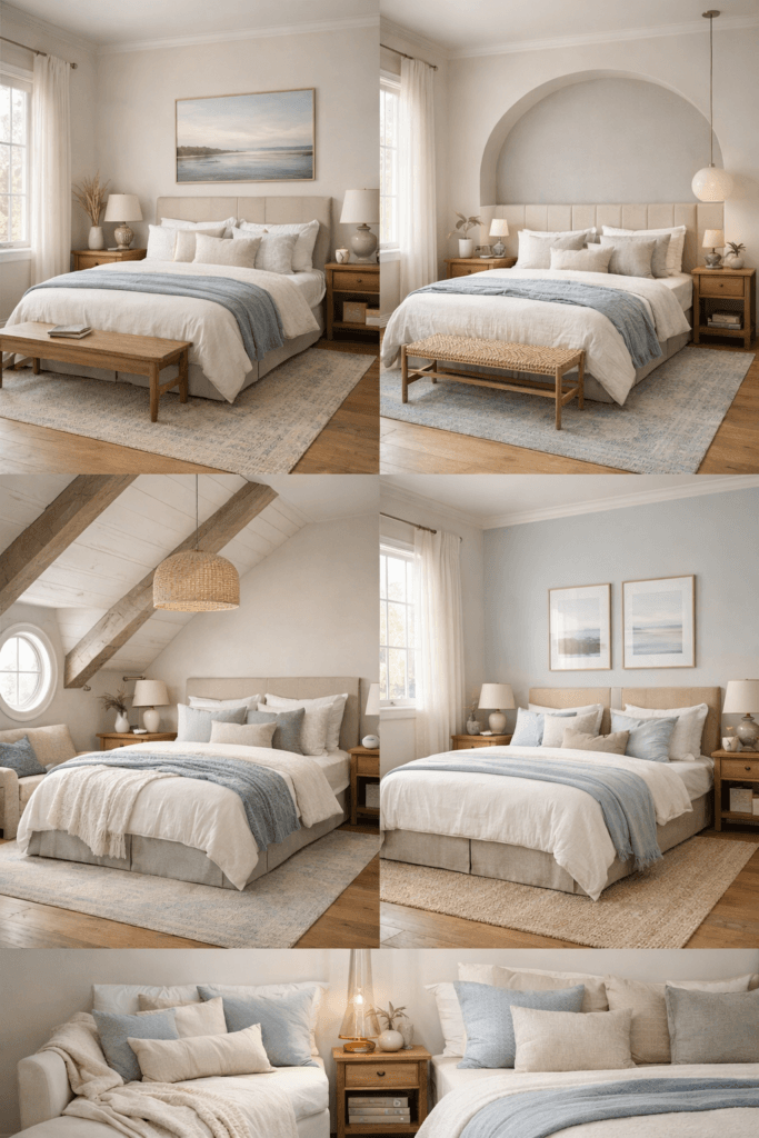 Soft + Serene Bedroom Moodboards for Restful Nights