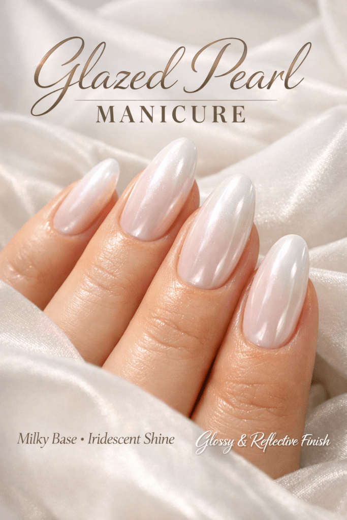 20 Milky Glazed Nail Designs You Can Create with One Chrome Powder