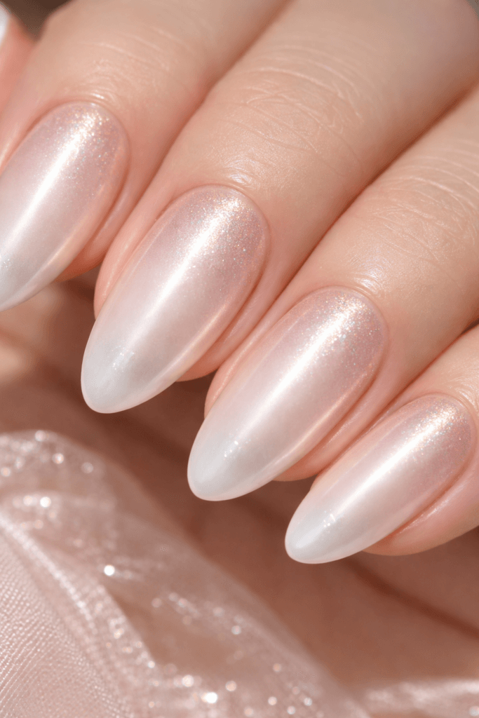 20 Milky Glazed Nail Designs You Can Create with One Chrome Powder