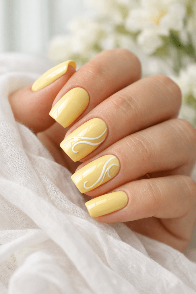 20 Butter Yellow Nail Designs That Look Soft, Chic, and Expensive