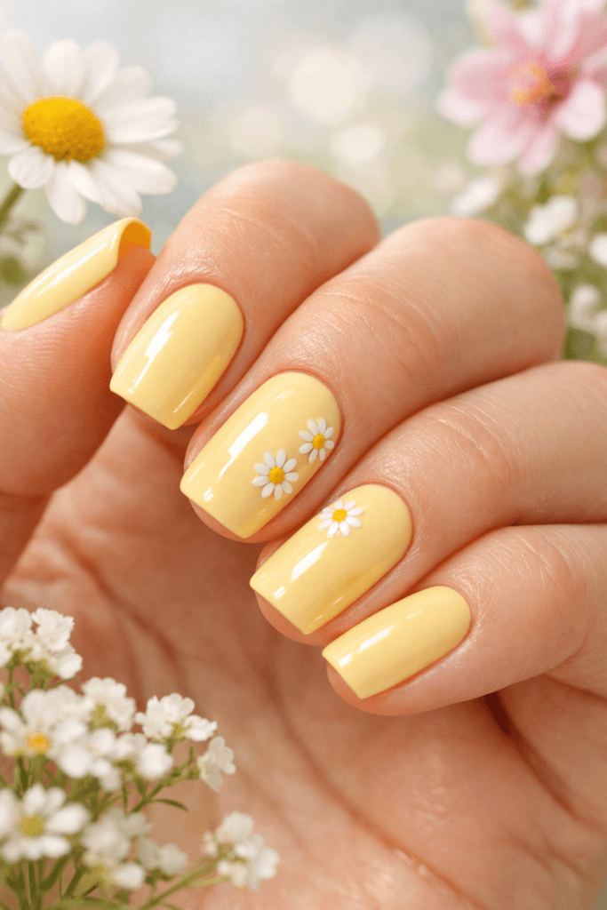 20 Butter Yellow Nail Designs That Look Soft, Chic, and Expensive