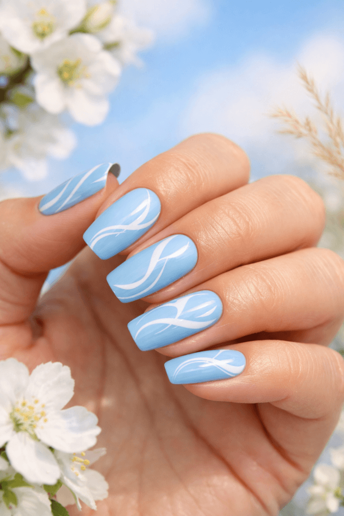 20 Baby Blue Nail Designs That Look Clean, Fresh, and Expensive