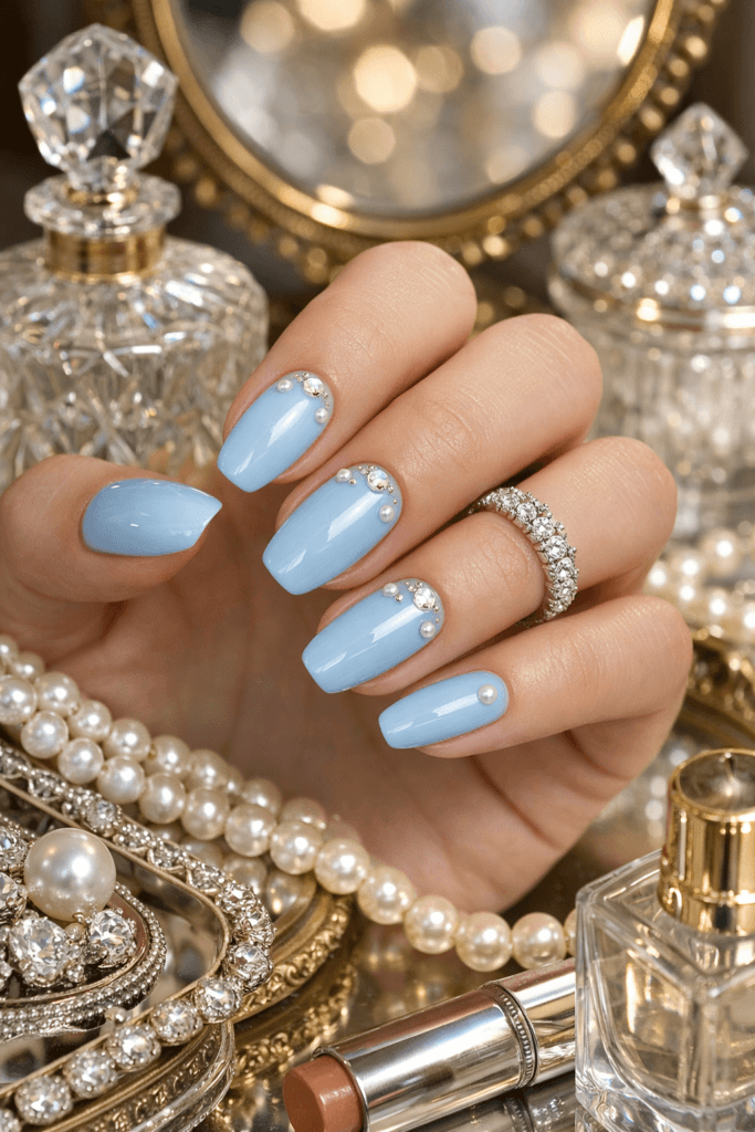 20 Baby Blue Nail Designs That Look Clean, Fresh, and Expensive