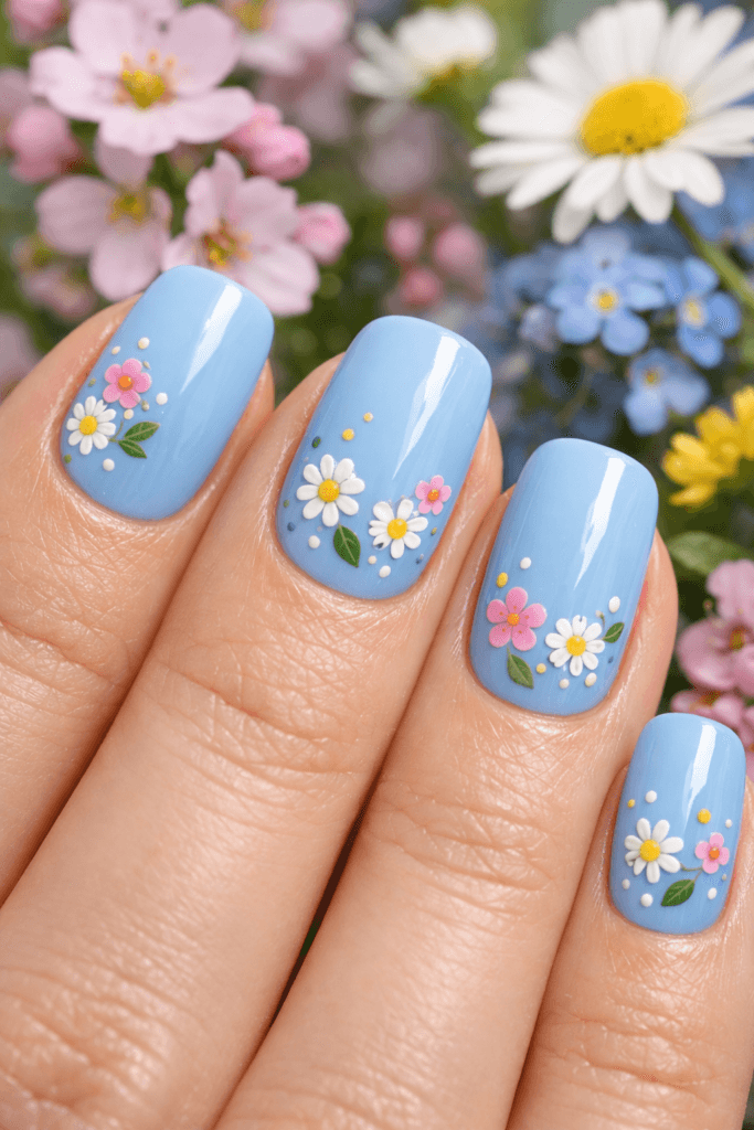 20 Baby Blue Nail Designs That Look Clean, Fresh, and Expensive