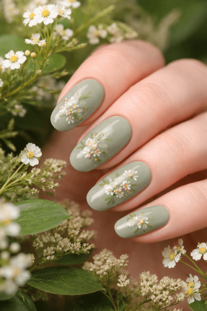 20 Sage Green Nail Designs That Look Calm, Chic, and Expensive