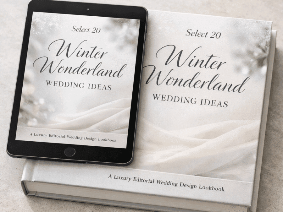 Select 20 Winter Wonderland Wedding Ideas