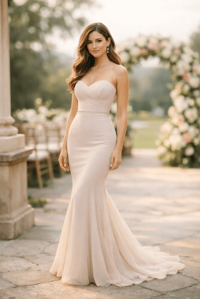 Chiffon Mermaid Bridesmaid Dress That Looks Elegant in Every Wedding