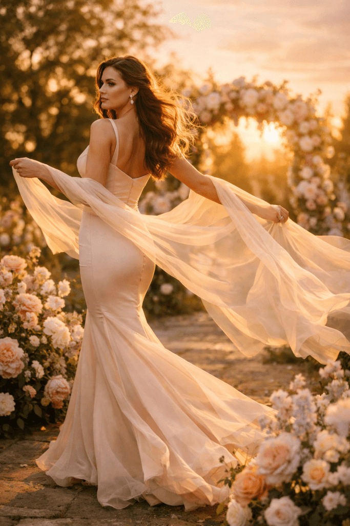 Chiffon Mermaid Bridesmaid Dress That Looks Elegant in Every Wedding