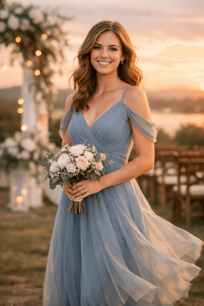 Chiffon Mermaid Bridesmaid Dress That Looks Elegant in Every Wedding