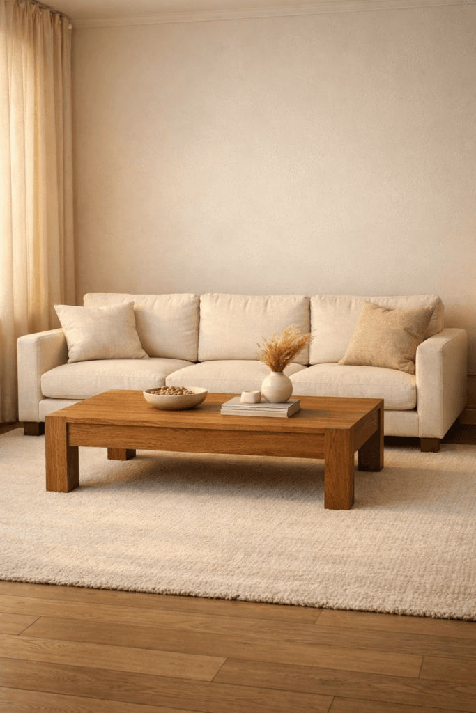 The Coffee Table Size Rule Designers Use (Stop Guessing the Scale)