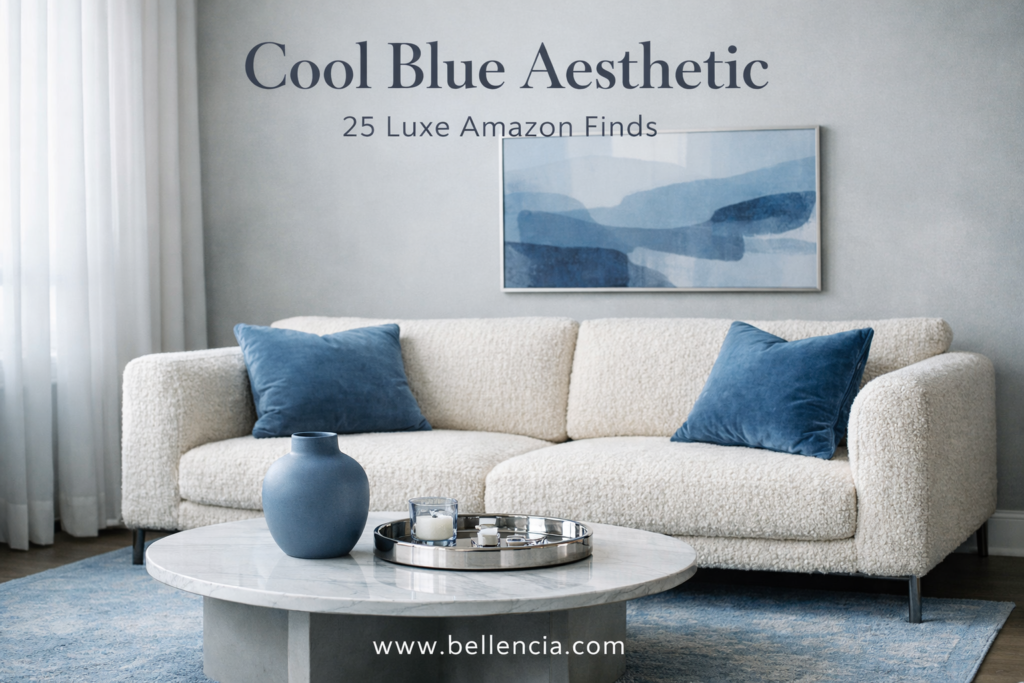 Cool Blue Aesthetic: 25 Amazon Finds That Make Your Space & Style Look Expensive