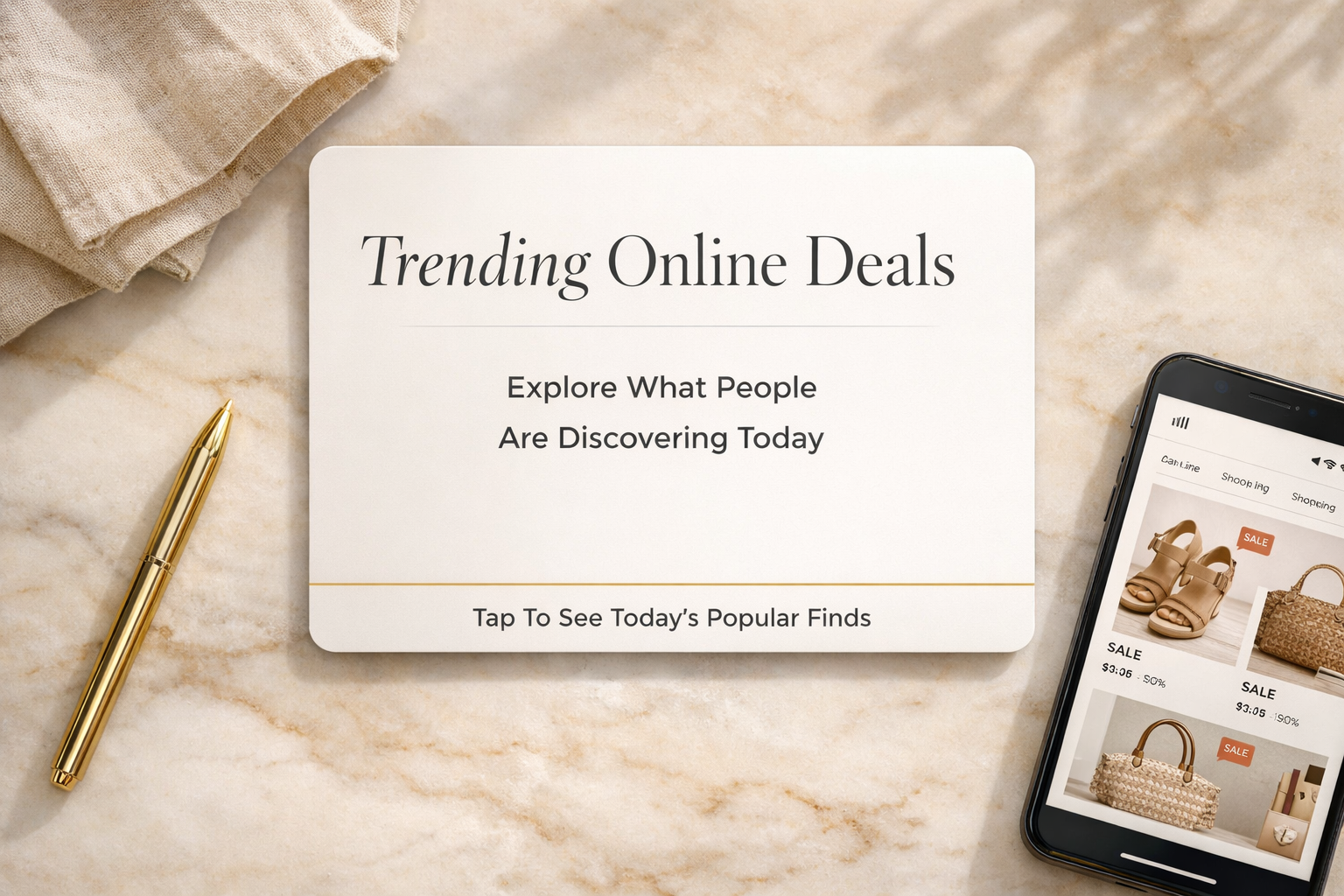 Explore today's trending online deals