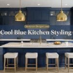 Cool Blue Kitchen Styling Guide for Moody Navy Luxury