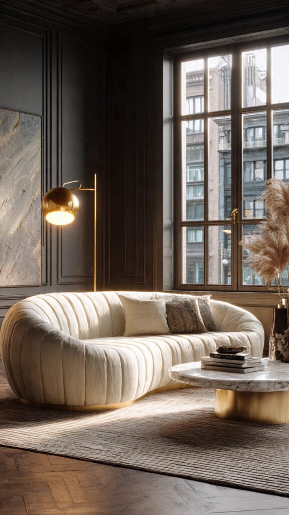 Neo-Deco Living Room Trend Designers Are Bringing Back